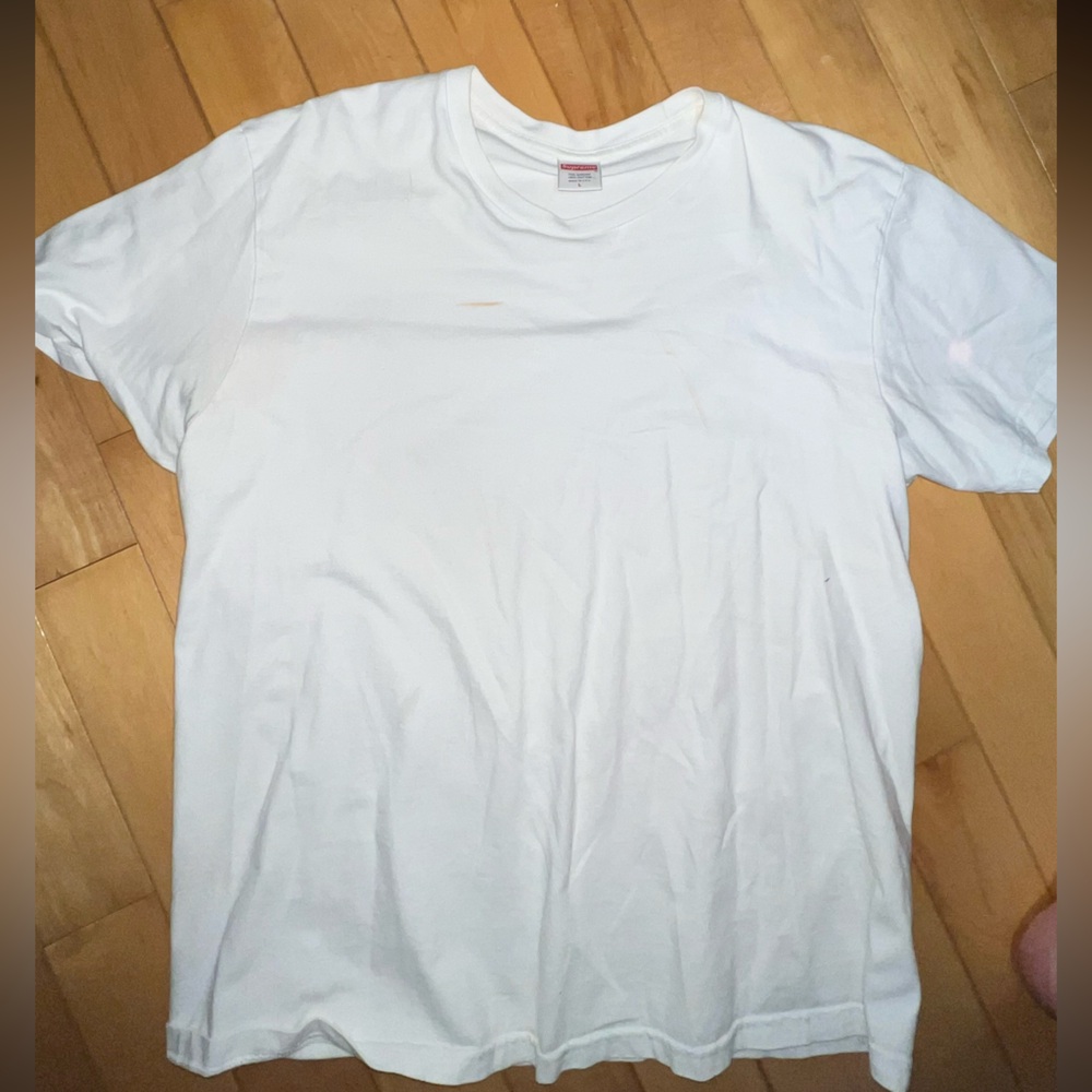 Supreme White Short Sleeve Tee